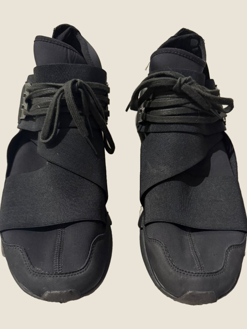 Y-3 Qasa High Triple Black Mens US 10.5 Yohji Yamamoto
